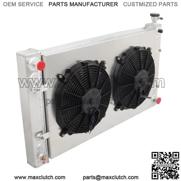 3Row Radiator+Shroud Fan Kit For 1988-1999 Chevy Truck GMC C/K C1500 C2500 C3500 - Image 3