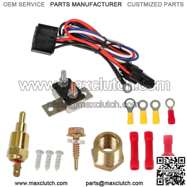 3Row Radiator+Shroud Fan+Relay For 1973-1990 Chevy C/K10 20 30 Pickup Blazer/GMC - Image 3