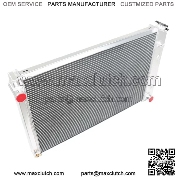 4-ROW Aluminum Radiator For 1973-87 Chevy Truck 73-1991 Blazer 19 x 28-1/4"-Core - Image 3