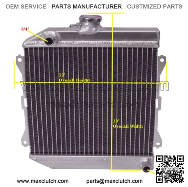Radiator For 2014-2020 TRX420 Rancher TRX500 Foreman&2020 TRX520 Fourtrax (For: Honda) - Image 2