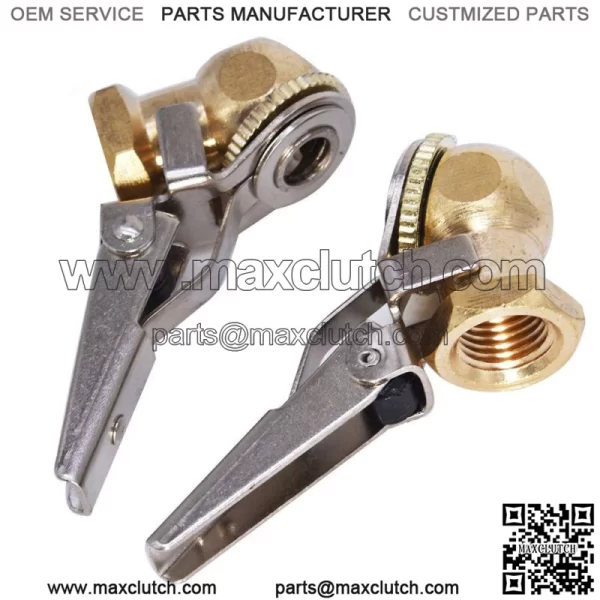 Brass Lock On Tire Inflator Locking Air Chuck Air Hose Attachment 1/4" NPT - Image 4