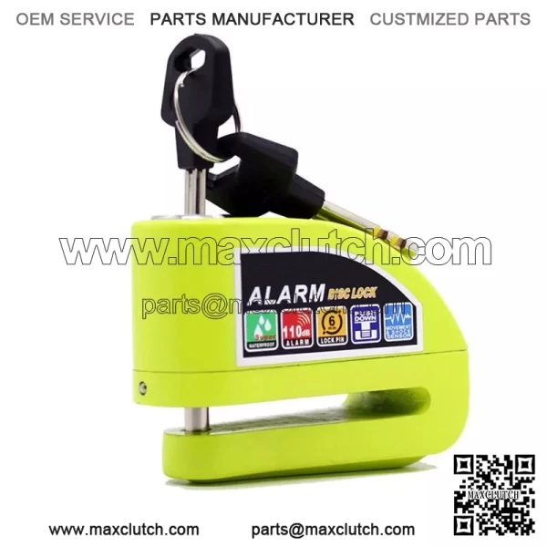 For Motorcycle Scooter Anti-theft Brake Disc Lock Wheel Alarm Security Loud