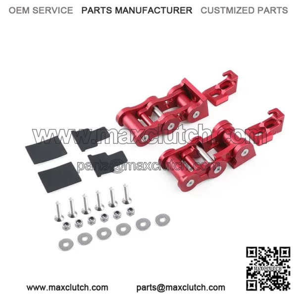 07-17 Wrangler JK hood lock #red