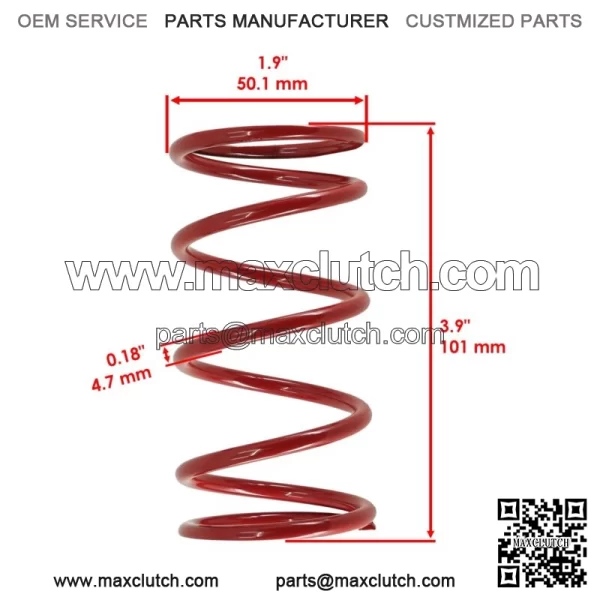 Secondary Driven Clutch Spring for Polaris Sportsman 850 XP 2011 2012 2013 For: Polaris Sportsman 570 - Image 2