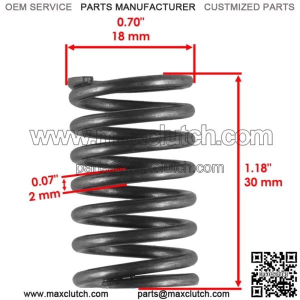 Front Drive Shaft Compression Spring for Yamaha Rhino 660 YXR660 2004-2007 (For: Yamaha Rhino 660 2006) - Image 2