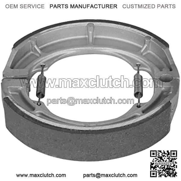 Rear Brake Shoes for Suzuki Eiger 400 LT-F400 4x4 2002-2008 - King Quad 400 LT-A400F 2008-2018 / LT-F400F FSi 2011-2016 / LT-A400F ASi 2011-2022 / LT-F 4WD 1997-1998 Drum Brake Shoes