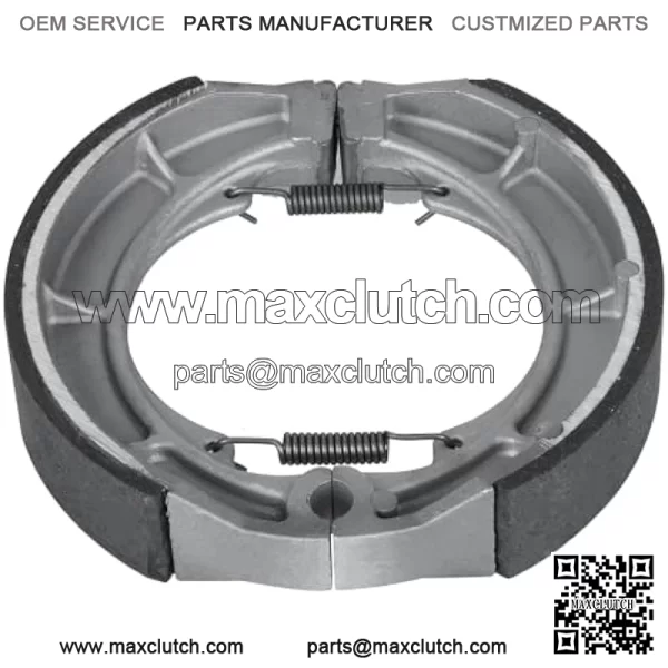 Rear Brake Shoes for Suzuki King Quad LTA400 LTF400 LT-A 400 FK/FCK 2002-2007,GS 550L 1983-1986 GS425E GS425L GS450E GS450GA Drum Brakes