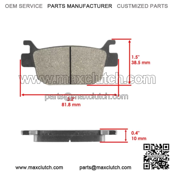 for Honda TRX500 Fe Fpe Foreman 4X4 2005-2011 Front & Rear Brake Pads Shoes - Image 3