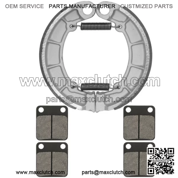 Front & Rear Brake Pads Shoes for Kawasaki KVF400 Prairie 400 4X4 1997-2002