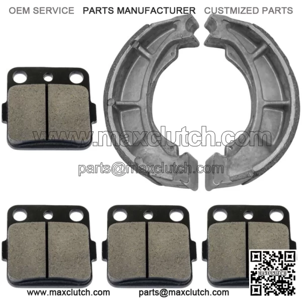 Front Brake Pads & Rear Shoes for Honda TRX420FPM TRX420TE TRX420TM 2007-2018 - Image 4