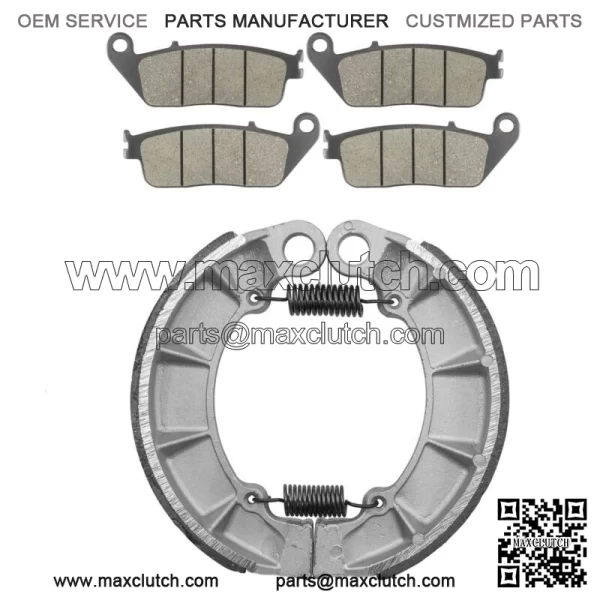 Front Brake Pads & Rear Brake Shoes for Honda VF750C VF750C2 Magna 750 97-03