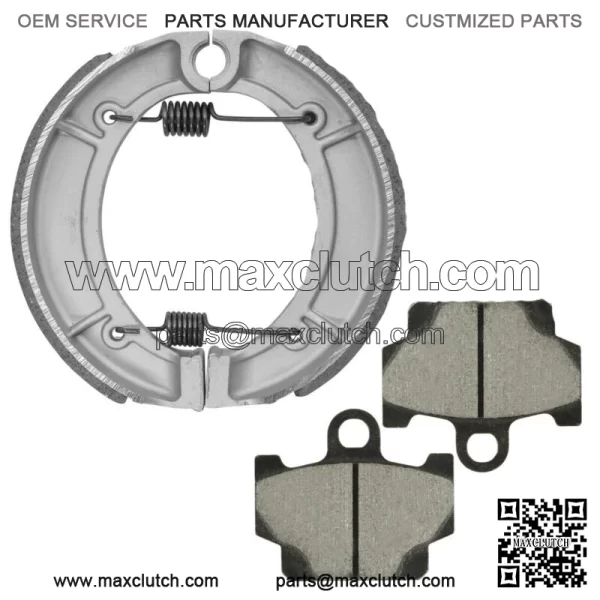for Yamaha XS400 Maxim 400 1982 1983 Front Brake Pads & Rear Brake Shoes