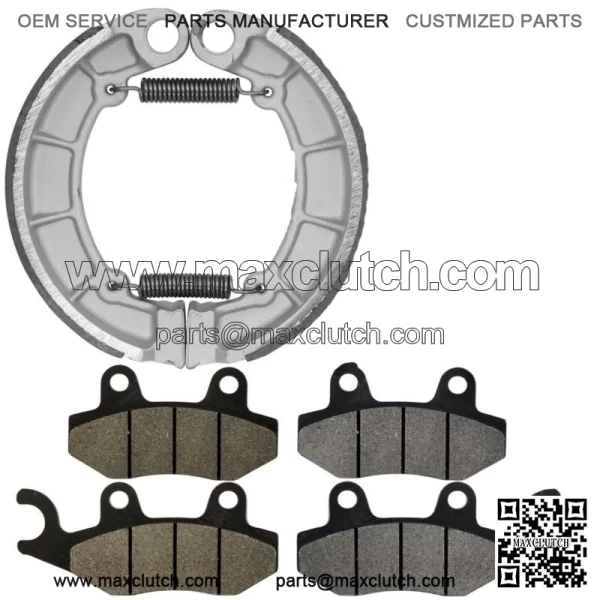 Front & Rear Brake Pads Shoes for Kawasaki KLF300 Bayou 300 4X4 1995-2004