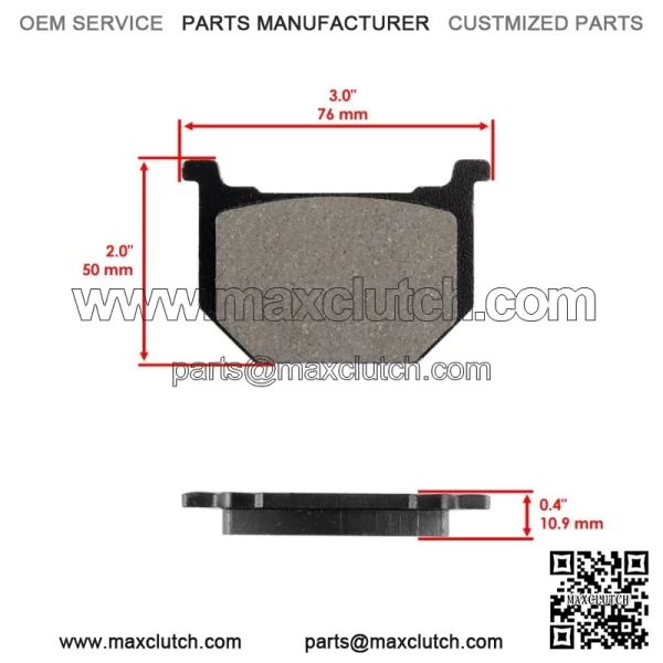 for Kawasaki KZ305 KZ 305 CSR LTD 1981-82 1987-88 Front Brake Pads & Rear Shoes - Image 3