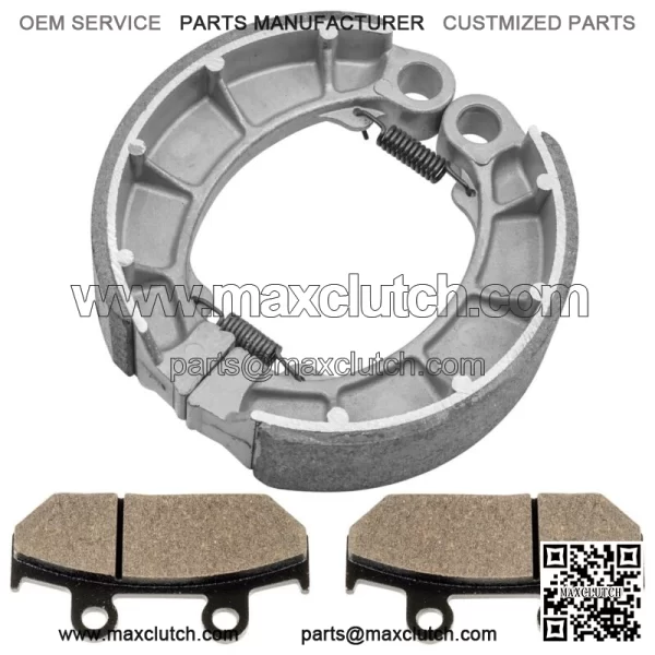 Front Brake Pads & Rear Shoes for Honda VT600Cd Shadow 600 VLX Deluxe 1993 - Image 4