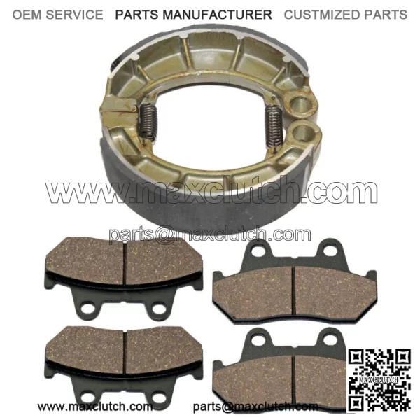 Front Brake Pads & Rear Brake Shoes for Honda VF700C 1984, VF700S 1984 1985