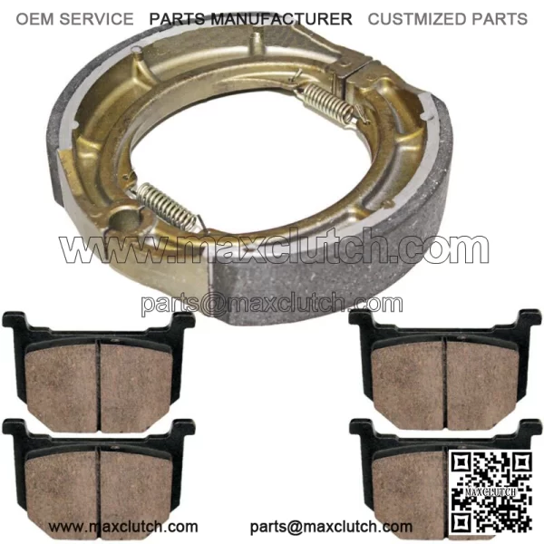 Front Brake Pads & Rear Brake Shoes for Suzuki Gv700Gl Madura 700 1985