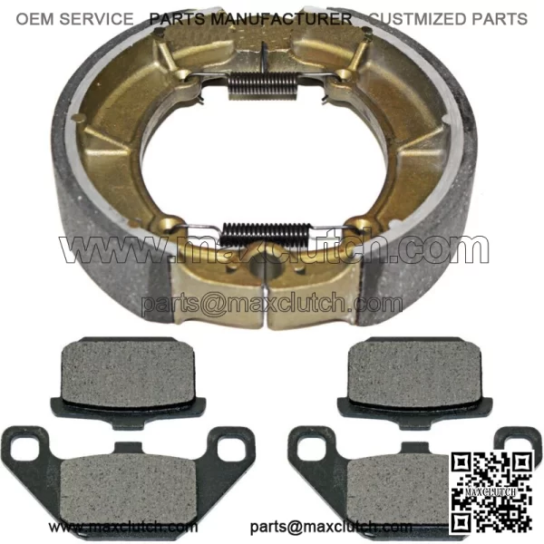 Front Brake Pads & Rear Brake Shoes for Kawasaki VN700 Vulcan 700 1985