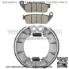 Front Brake Pads & Rear Brake Shoes for Honda VT750S 2010 2011 2012 2013