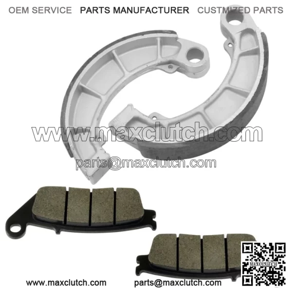 Front Brake Pads & Rear Shoes for Honda Cl400 1998, Nv400Cb Steed 400 VLX 2001 - Image 4