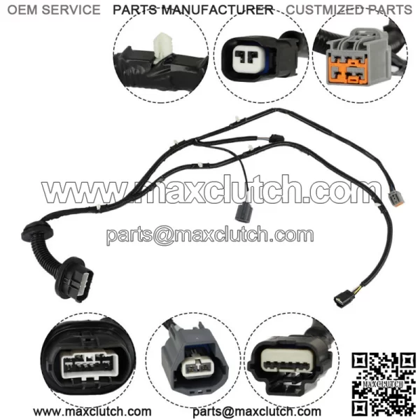 AL3T-14632-DD for Ford F150 CREW Cab 09-14, Rear Door Wiring Harness, Right
