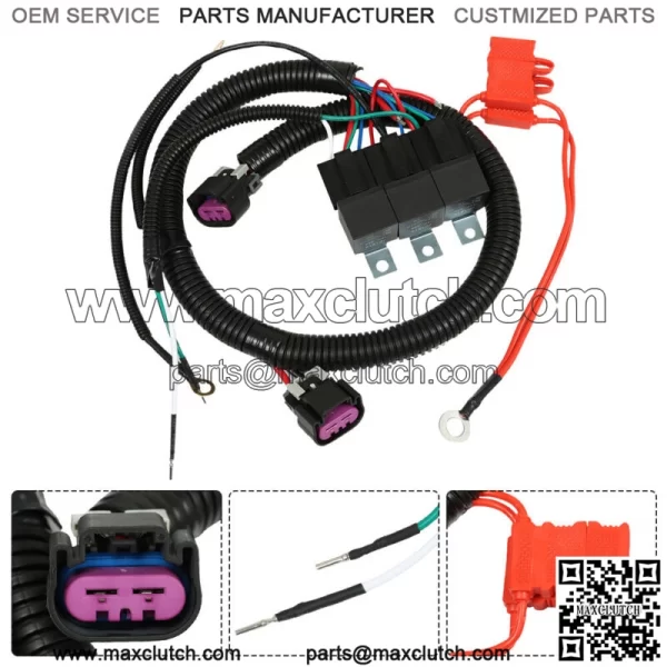 Fits 1998/1999-2005/2006 ECU Control Dual Electric Fan Upgrade Wire Cables