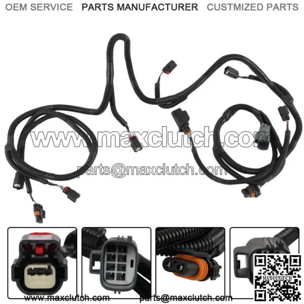 Front Fog Light Wiring Harness For Ram 2016 2017 2018 2500 3500 4500 5500 - Image 4