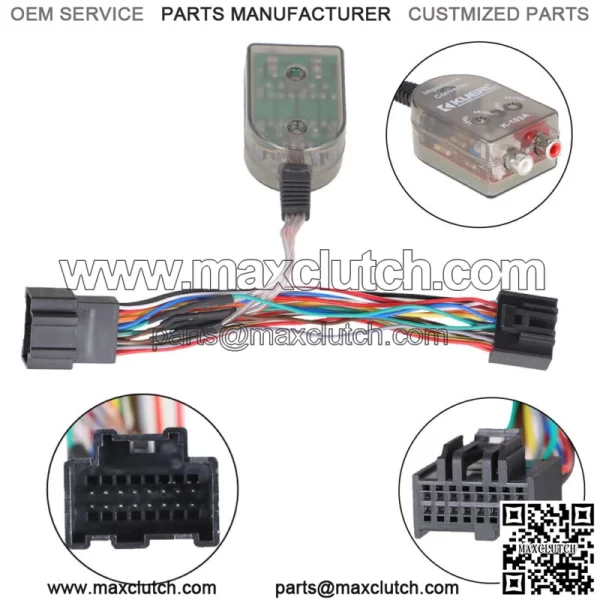 Radio Add Subwoofer Amplifier Plug & Play Wiring for Hummer Pontiac 2008-2009 - Image 2