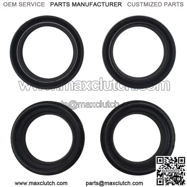 41  54  11mm Front Fork Oil Seal + Dust Seal Kit For Honda Kawasaki Motorcycles - Image 3