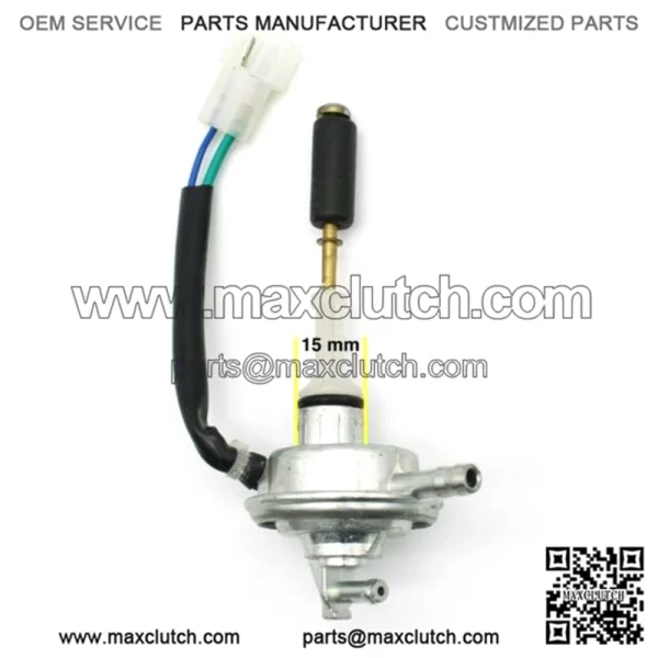 Vacuum petrol valve 15 mm electric for Peugeot Vivacity Speedfight 1 2 3 8010