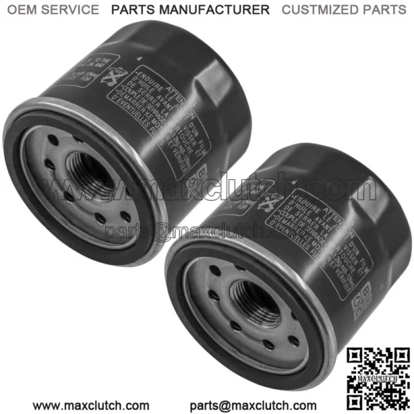 2 Oil Filters For Yamaha YXR660 Rhino YZF R6 599 XJ6 Diversion 600 2006-2018