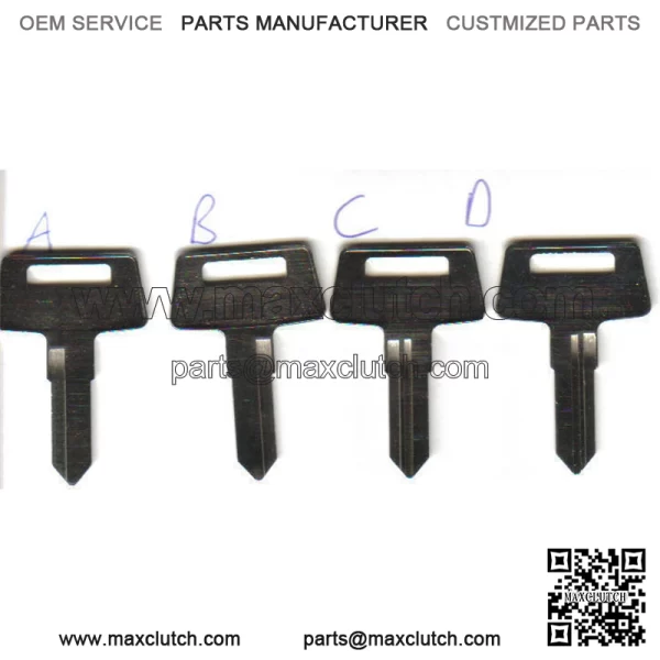 2 Kawasaki ATV Key Blank 95 & Up 4Wheeler Bayou 300 220 1995 1996 1997 1998 1999 For: More than one vehicle
