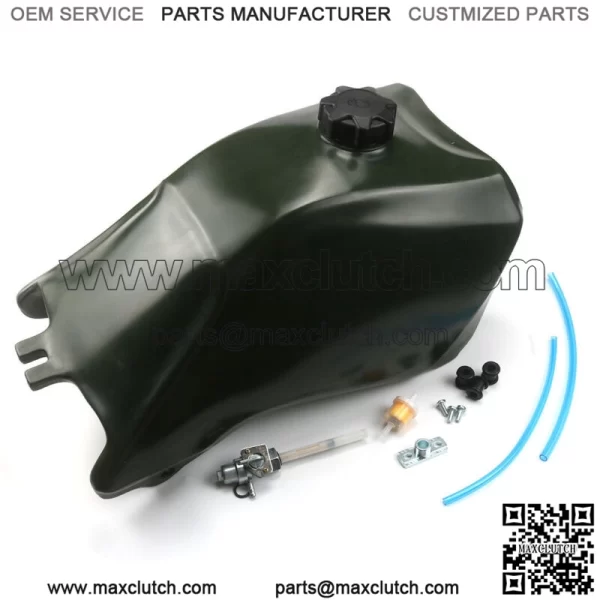 For Honda TRX300 TRX 300 1993-00 Plastic Gas Fuel Tank Fourtrax Green & Petcock (For: Honda) - Image 2