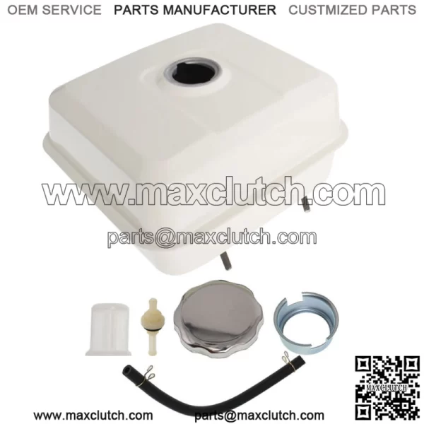 For Honda GX340 11hp GX390 13hp Fuel Tank Chrome Fuel Cap Fuel Filter 6.4L - Image 2