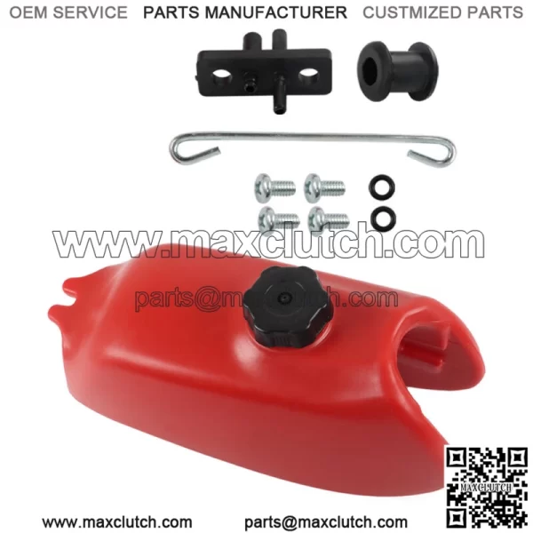 For Honda ATC70 ATC 70 1972-1983 1984 1985 Plastic Fuel Tank & Gas Cap Red - Image 2