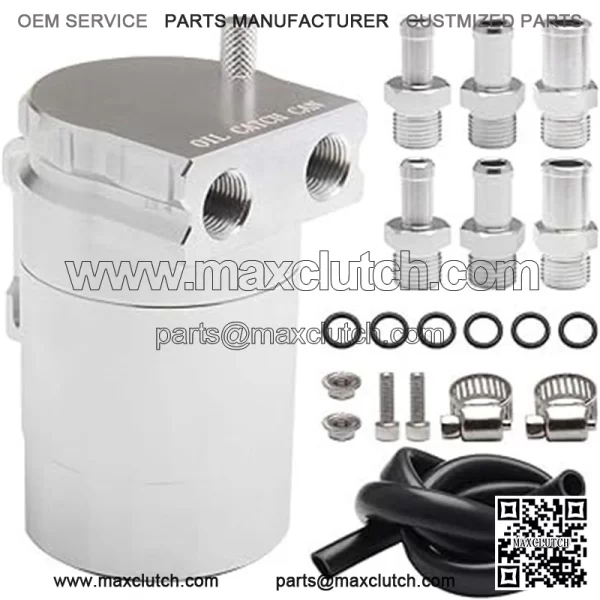 05007 Engine Oil Breathing Pot # Silver