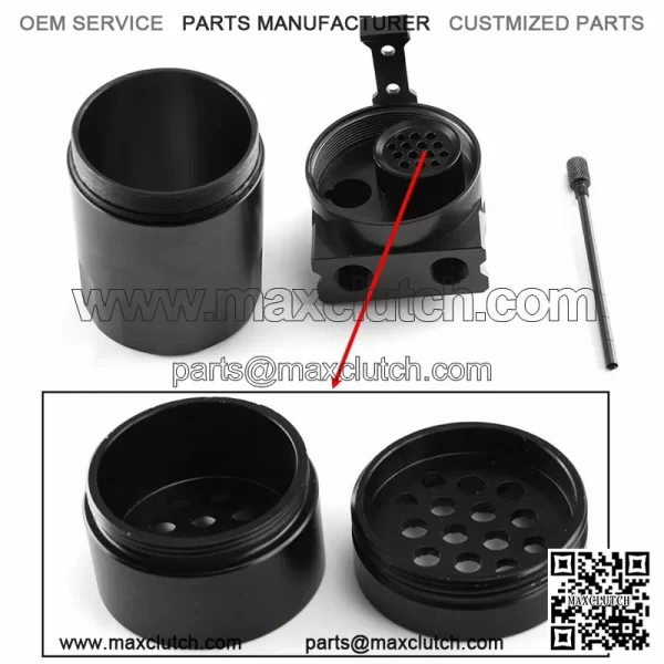 05008 Engine Oil Breathing Pot # Black - Image 4