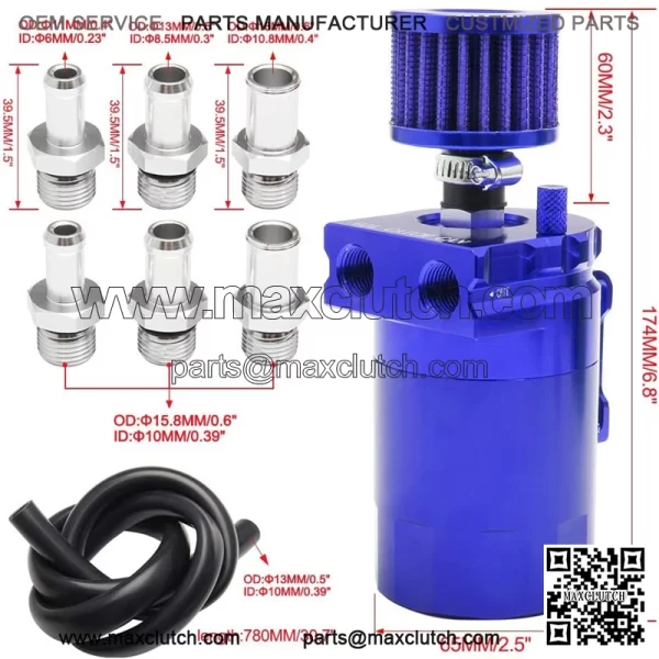 05008 Oil Breather #Blue - Image 4