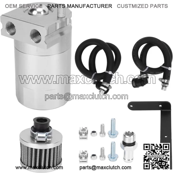 05030 oil breather with air filter # silver - Image 3