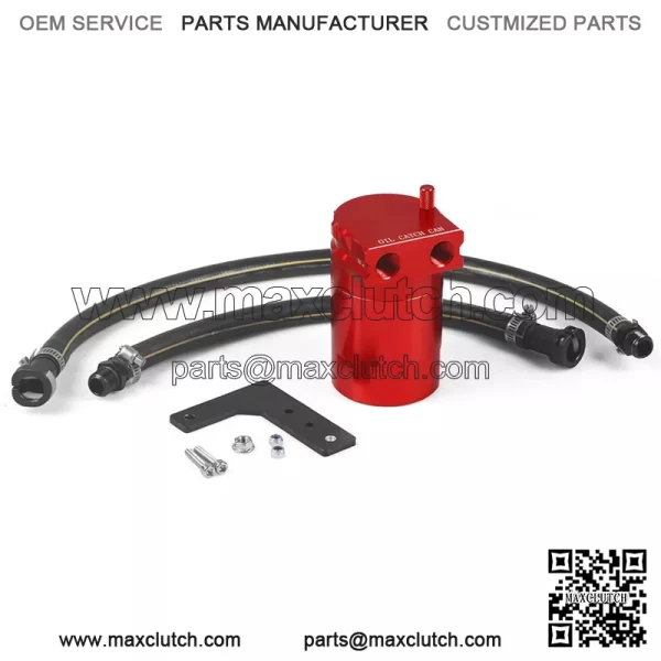 0503 2 Engine Oil Breather Pot # Red - Image 2