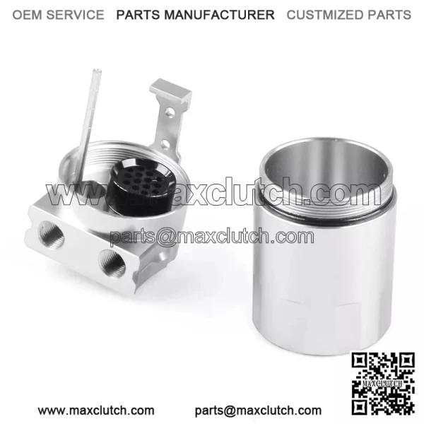 05032 Engine Oil Breather Pot # Silver - Image 2