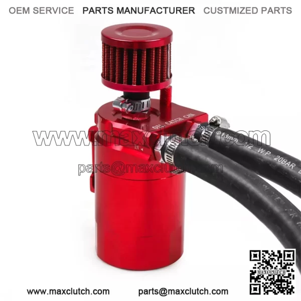 05033 Engine Oil Breather Pot with Air Filter # Red - Image 4