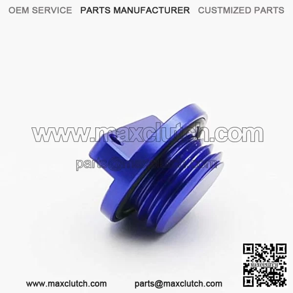 Engine Oil Filler Cap Plug For Yamaha R1 R3 R6 FZ1 FZ6/R FZ07 FZ8 FJR1300 MT01 MT07 YFM600 FZR FZS TDM XVS650 TZ250 blue - Image 2