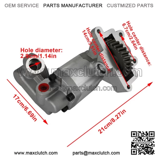 Fits For Ford Tractor Hydraulic Pump 83928509 E2NN600AB E1NN600AB 83996272 - Image 2