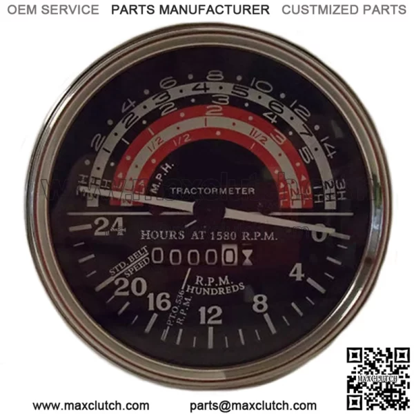 Tractormeter Tachometer Fits Massey Ferguson 40 50 65 193966M91 193967M91