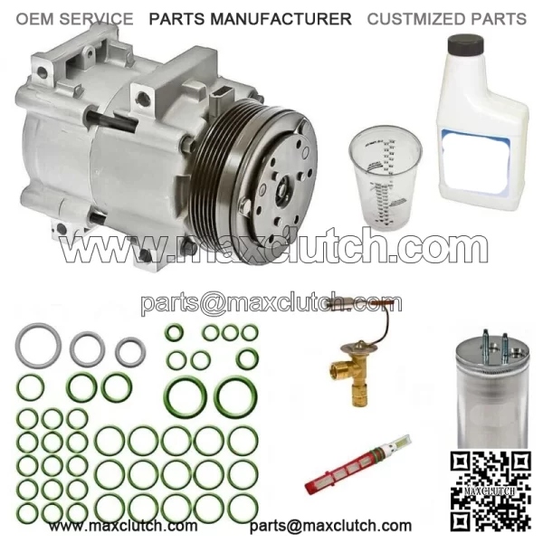 For Ford Windstar 1999-2003 Omega AC Compressor w/ A/C Repair Kit