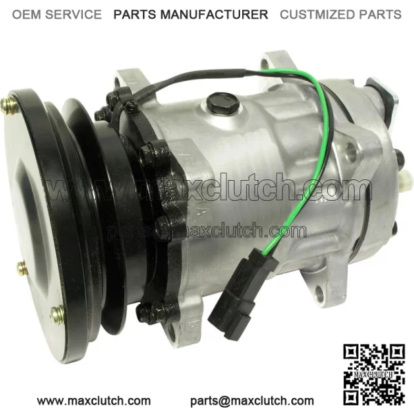 Sanden Type 4468, 4604, 4656, 8107 fits CAT PN 1011759 AC Compressor w/Clutch