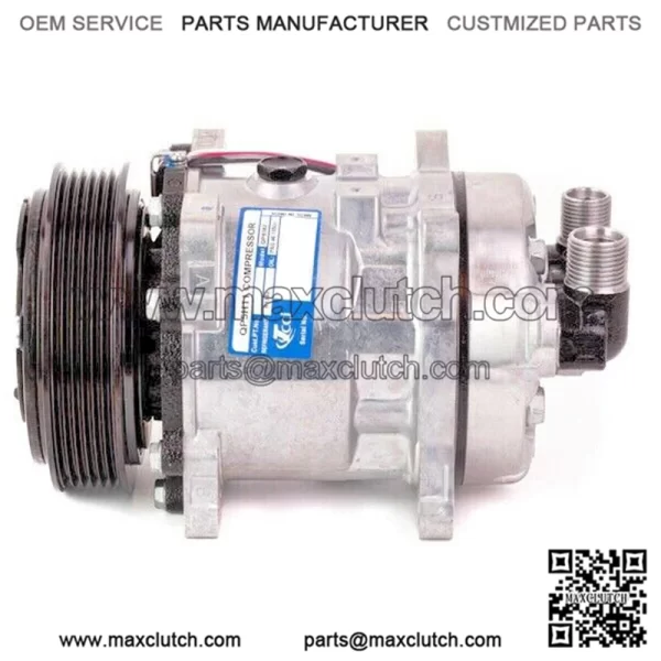 New Bobcat AC Compressor 7023580 6698590 7279628 5H11 6PV VOR S650 S750 S850