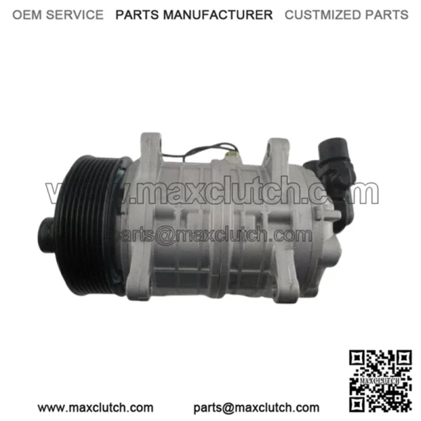 Heavy Duty Type TM16 AC Compressor  PV8  12volt Fits Steiger Tractor White Agro