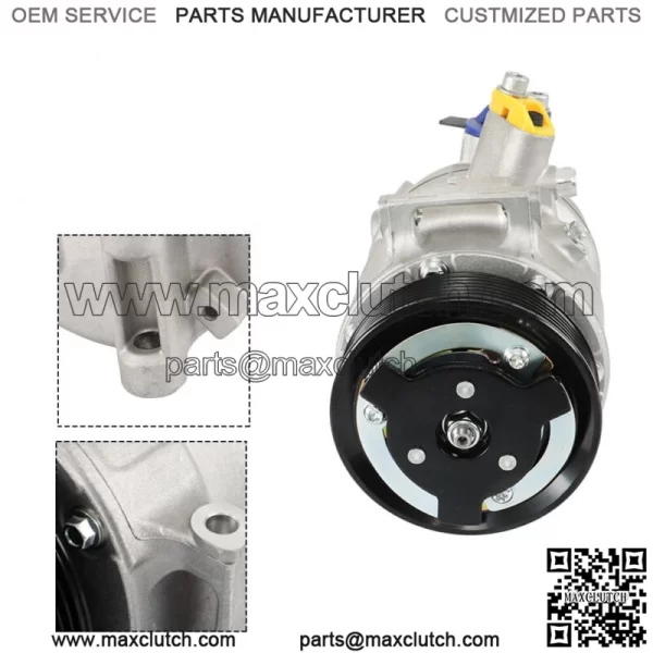 A/C AC Compressor for 2004-2017 2018 Audi A3  VW Jetta CC GTI Passat 1.8L 2.0L - Image 2
